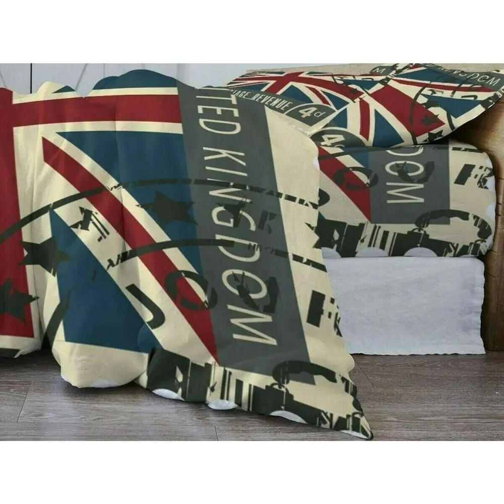 UNITED KINGDOM Queen Duvet Cover & Shams